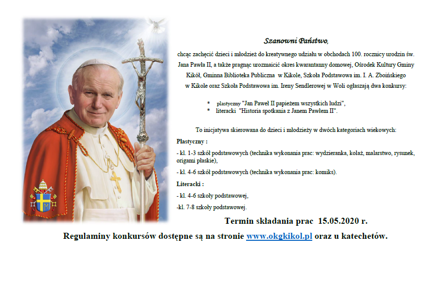 Plakat Jan Paweł II